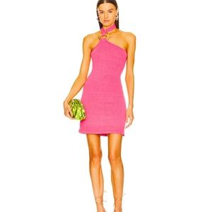 CULT GAIA KENDALL KNIT HALTER DRESS - XS